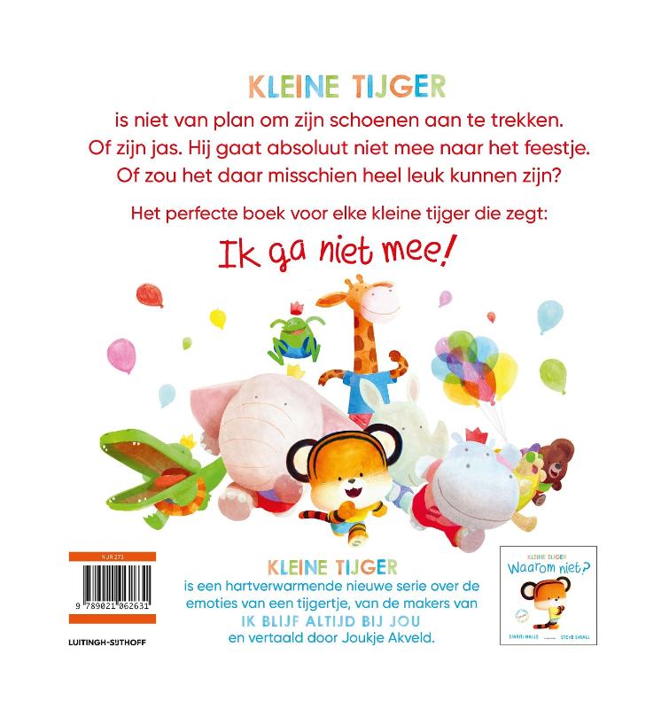 Achterkant van Ik ga niet mee!