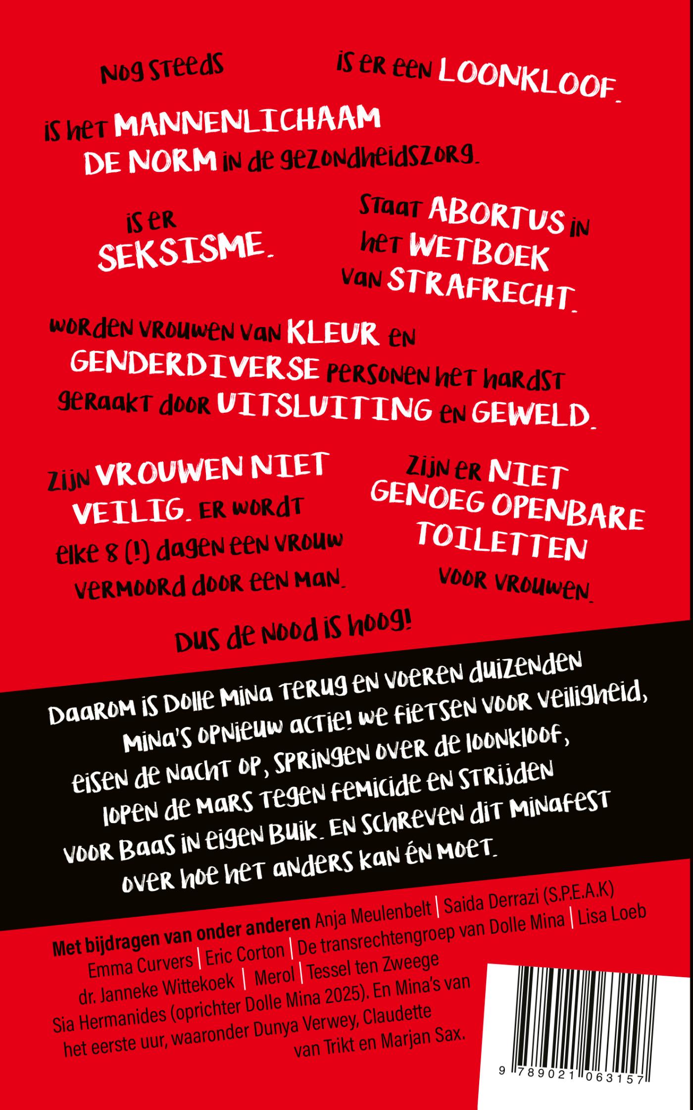 Achterkant van Minafest