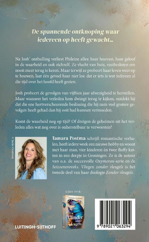 Achterkant van Vliegen zonder vleugels