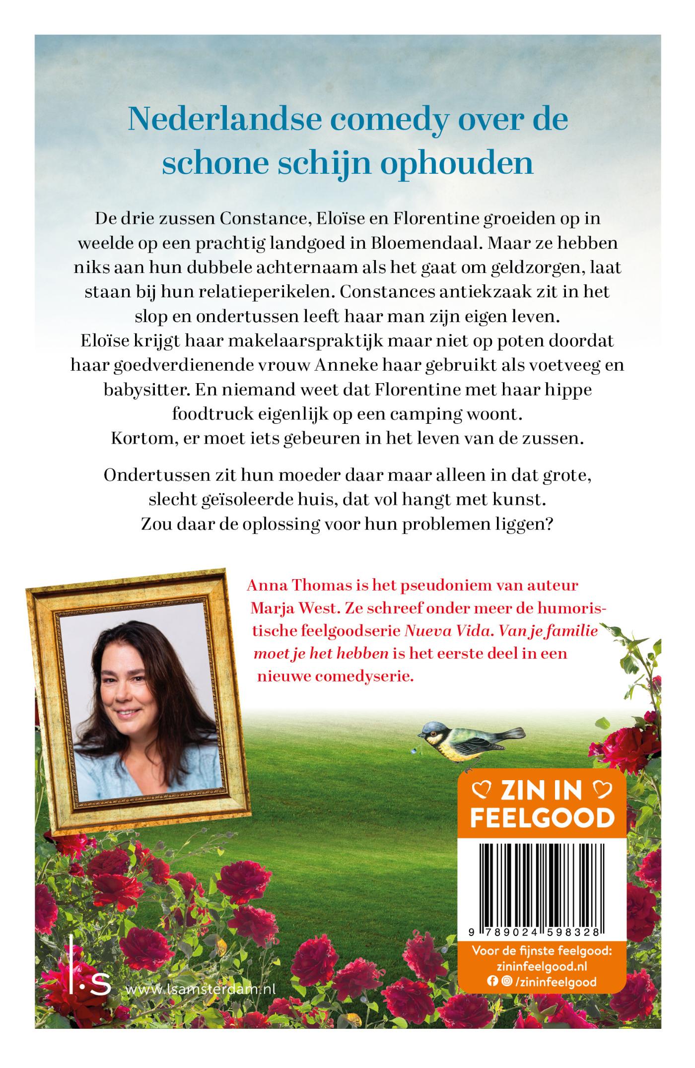 Achterkant van Van je familie moet je het hebben