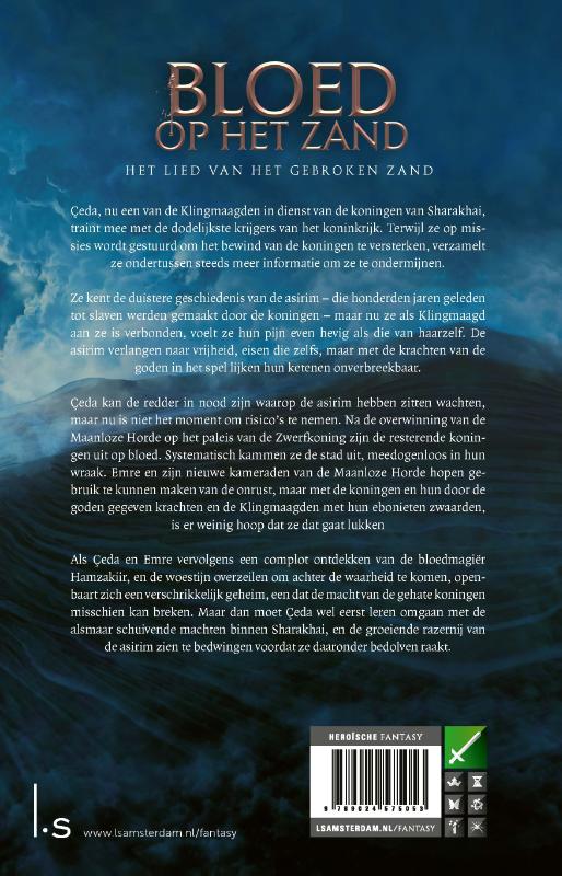 Achterkant van Bloed op het Zand