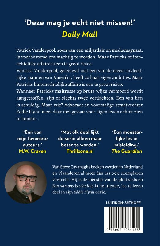 Achterkant van Een van ons is schuldig