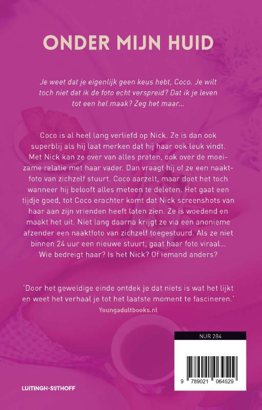 Achterkant van Onder mijn huid