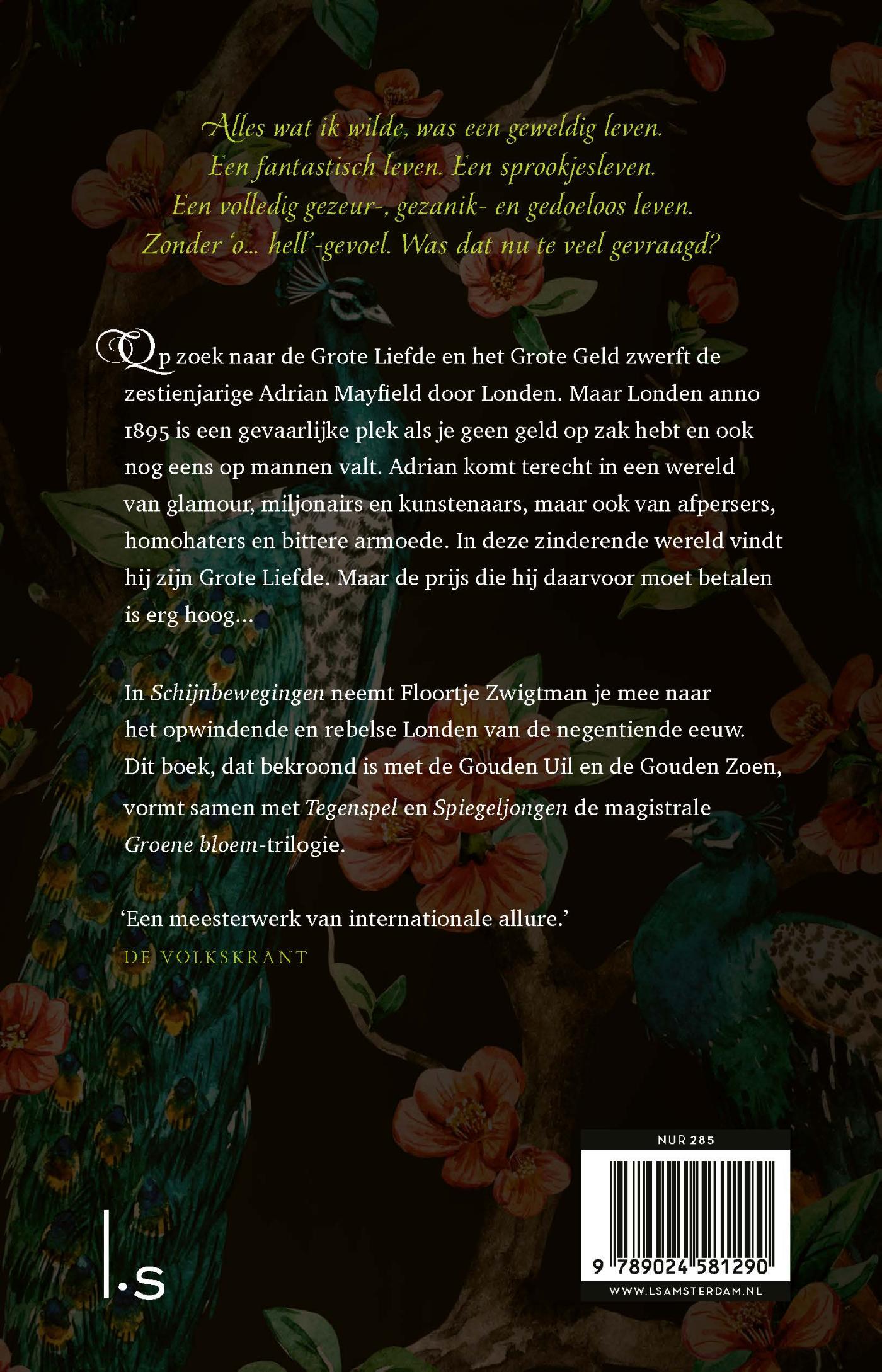Achterkant van Schijnbewegingen