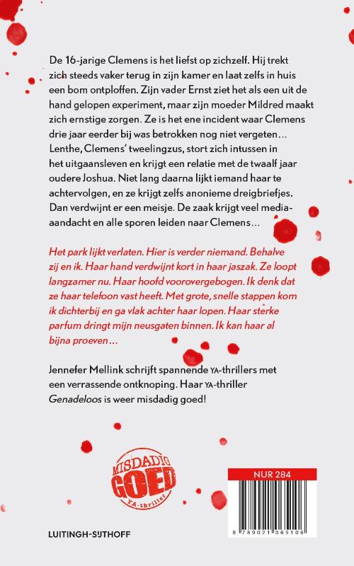 Achterkant van Genadeloos