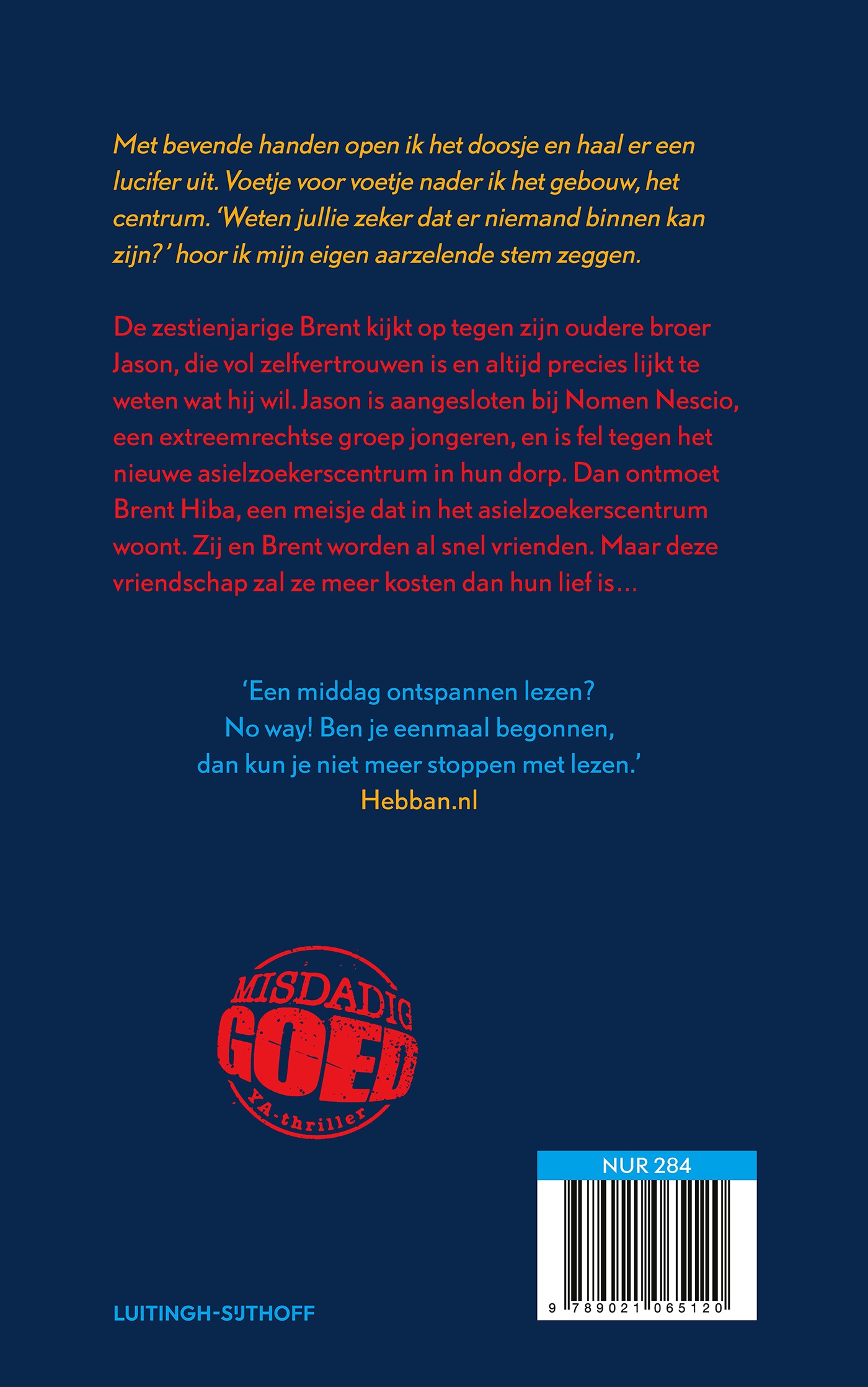 Achterkant van Nomen nescio