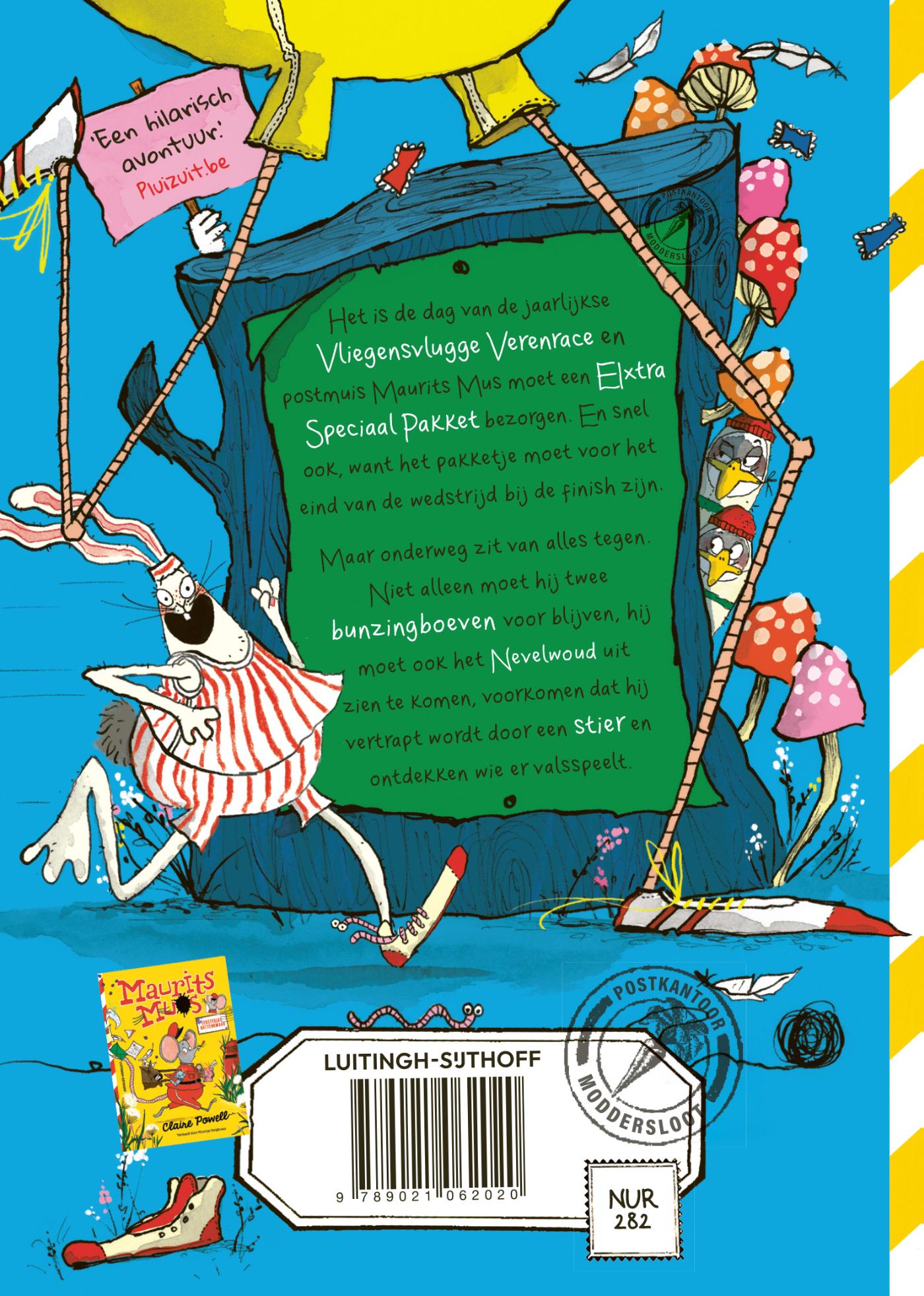 Achterkant van De Vliegensvlugge Verenrace