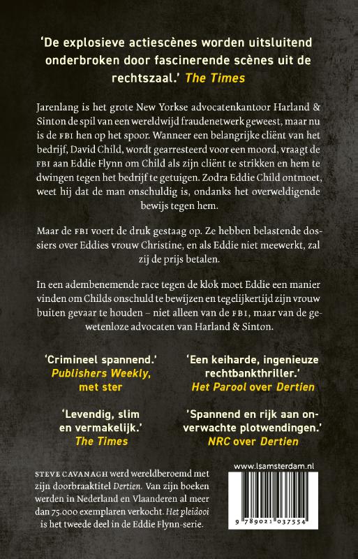 Achterkant van Het pleidooi