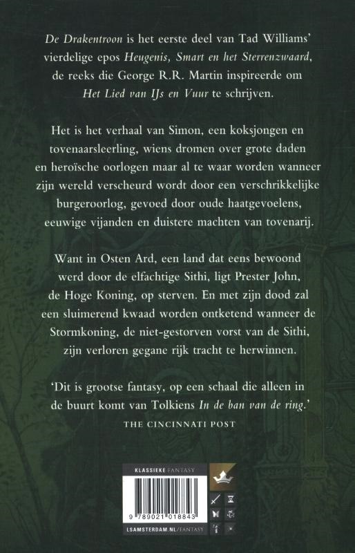 Achterkant van Heugenis, Smart en het Sterrenzwaard 1 - De Drakentroon