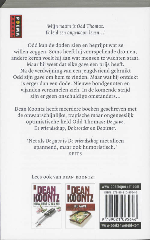 Achterkant van De vriendschap