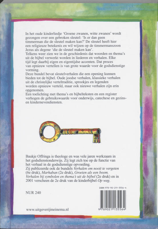 Achterkant van De gouden sleutel