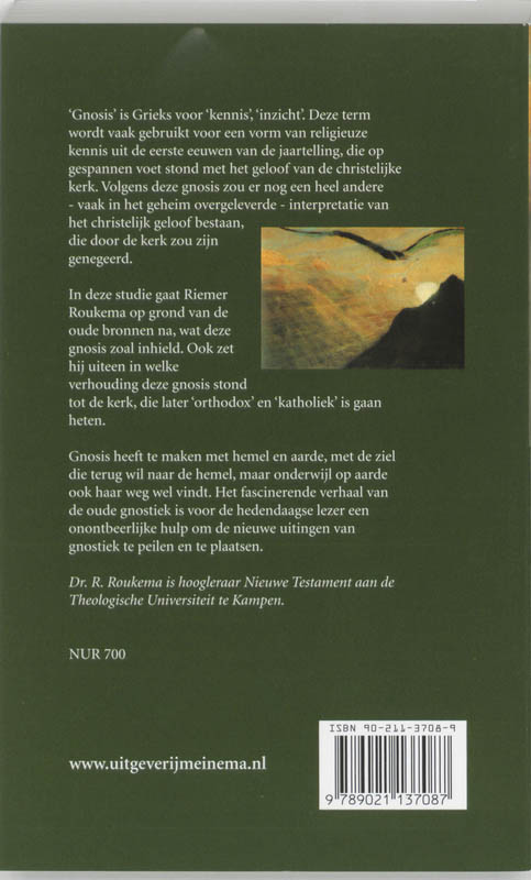 Achterkant van Gnosis en geloof in het vroege christendom
