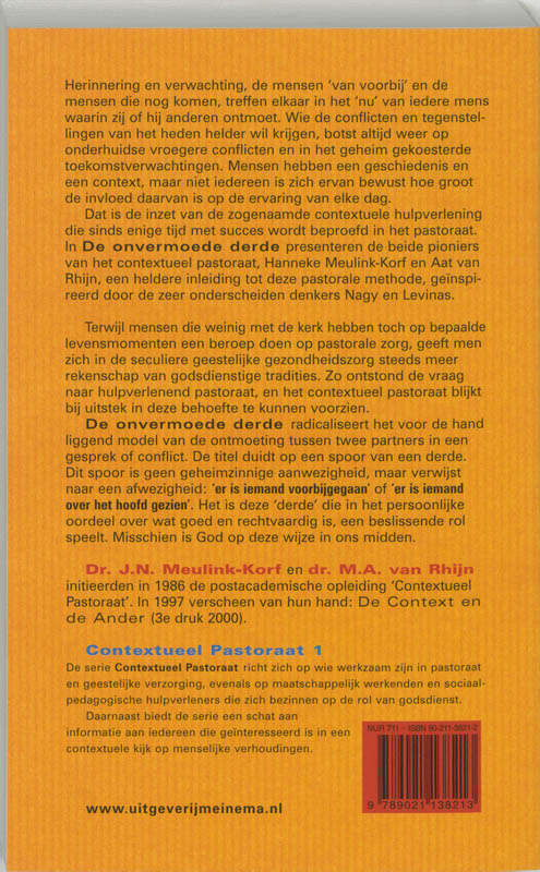 Achterkant van De onvermoede derde