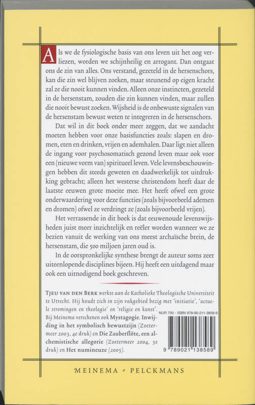 Achterkant van Het mysterie van de hersenstam