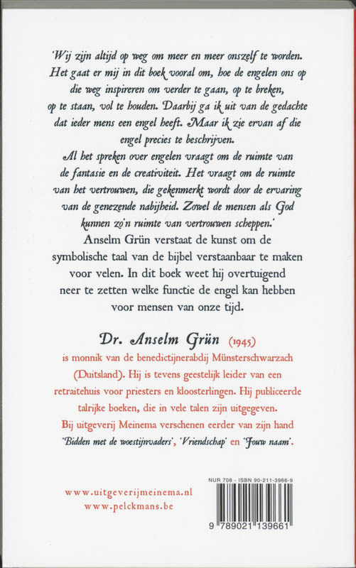 Achterkant van Ieder zijn engel