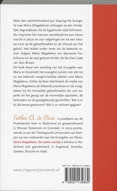 Achterkant van Maria Magdalena