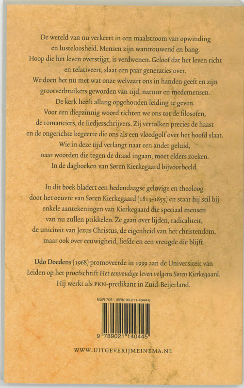 Achterkant van In het teken van tegenspraak