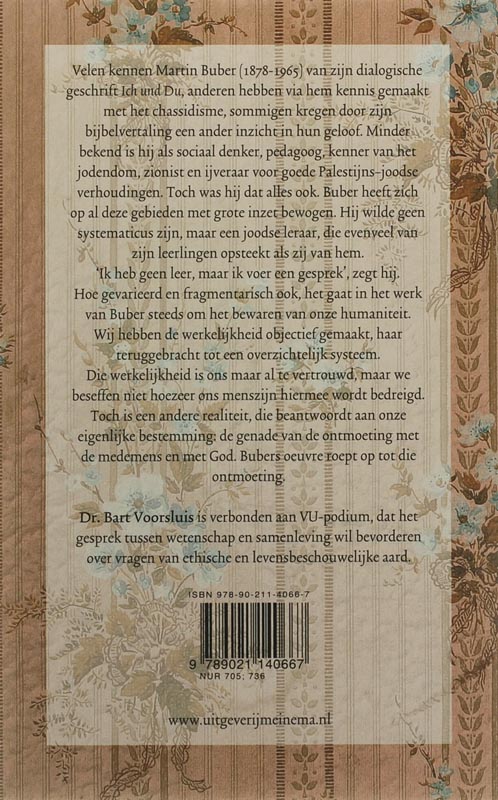 Achterkant van Leren met Martin Buber