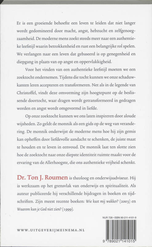 Achterkant van De spirituele weg van verandering
