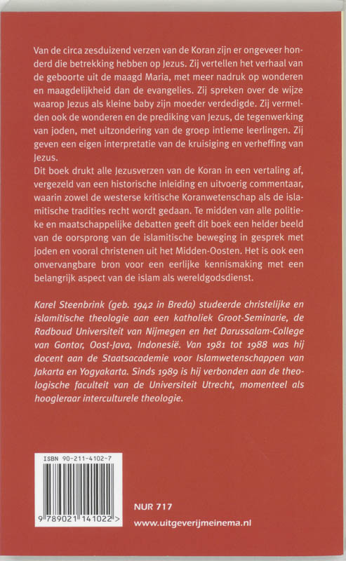 Achterkant van De Jezusverzen in de Koran
