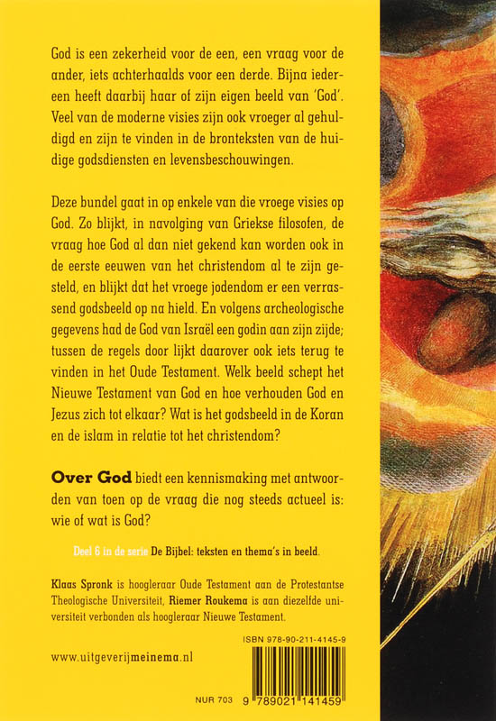 Achterkant van Over God