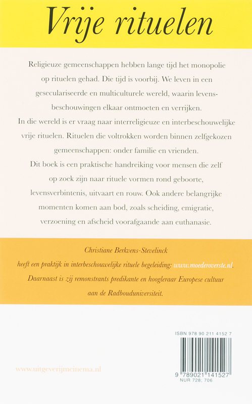 Achterkant van Vrije rituelen