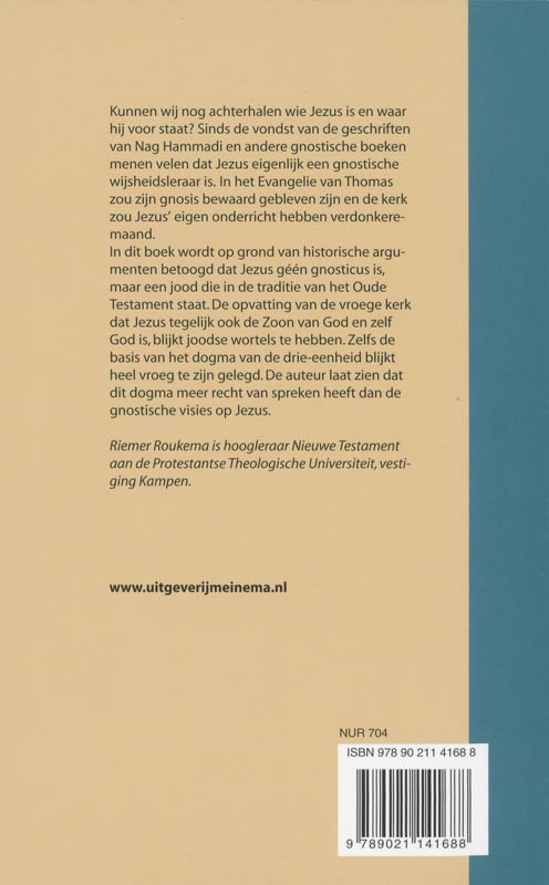 Achterkant van Jezus, de gnosis en het dogma