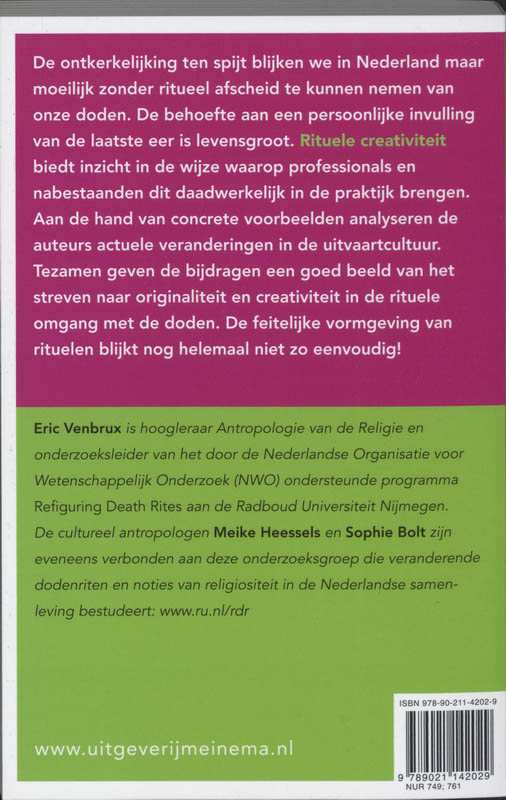 Achterkant van Rituele creativiteit