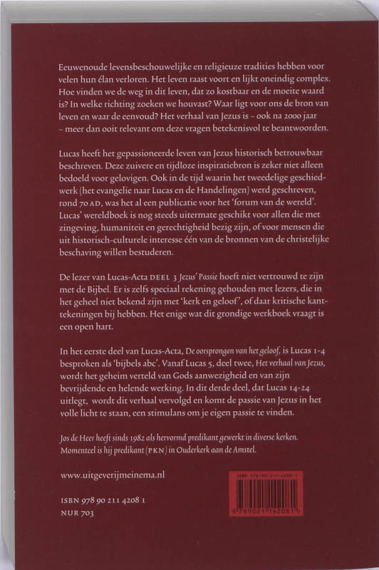 Achterkant van 3 Jezus' passie