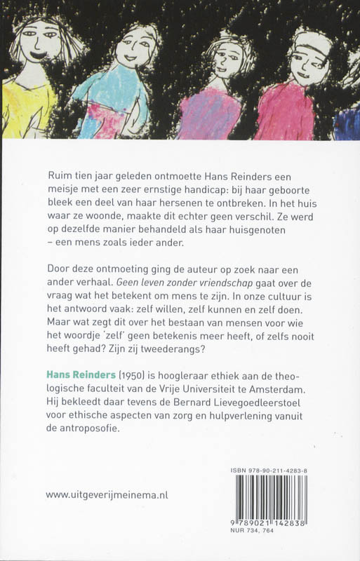Achterkant van Geen leven zonder vriendschap