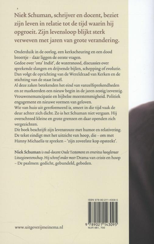 Achterkant van Mijn jaren van geloven