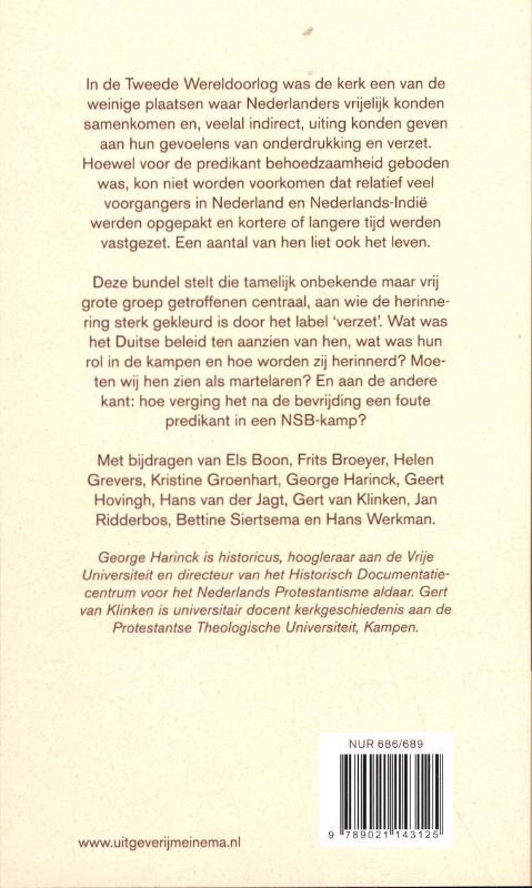 Achterkant van Van kansel naar barak