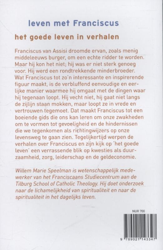 Achterkant van Leven met Franciscus