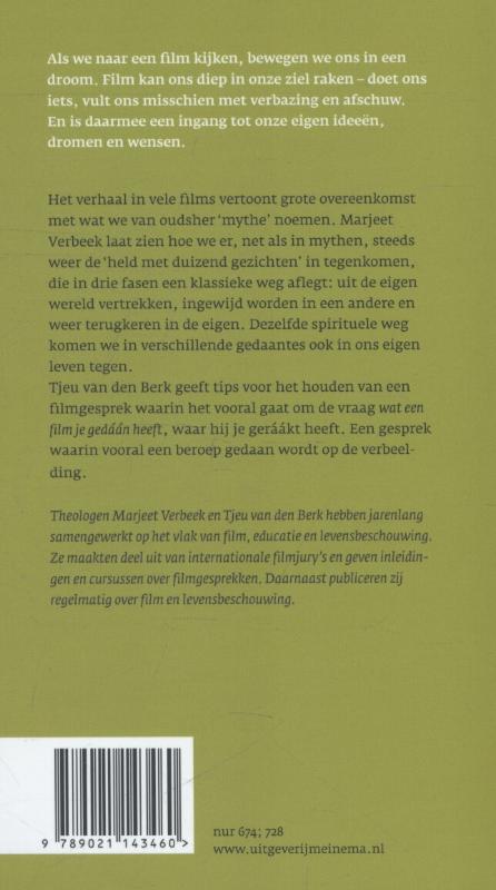 Achterkant van Het filmgesprek: woorden aan droombeelden wijden