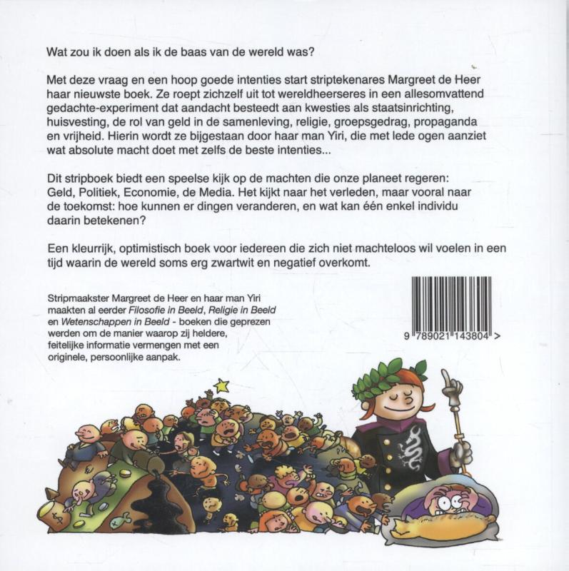 Achterkant van Wereldheerschappij in beeld