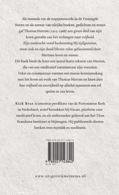 Achterkant van Leven met Thomas Merton