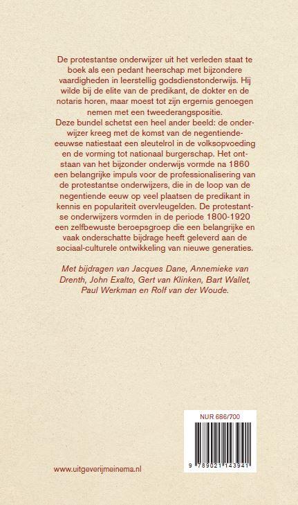 Achterkant van De protestantse onderwijzer