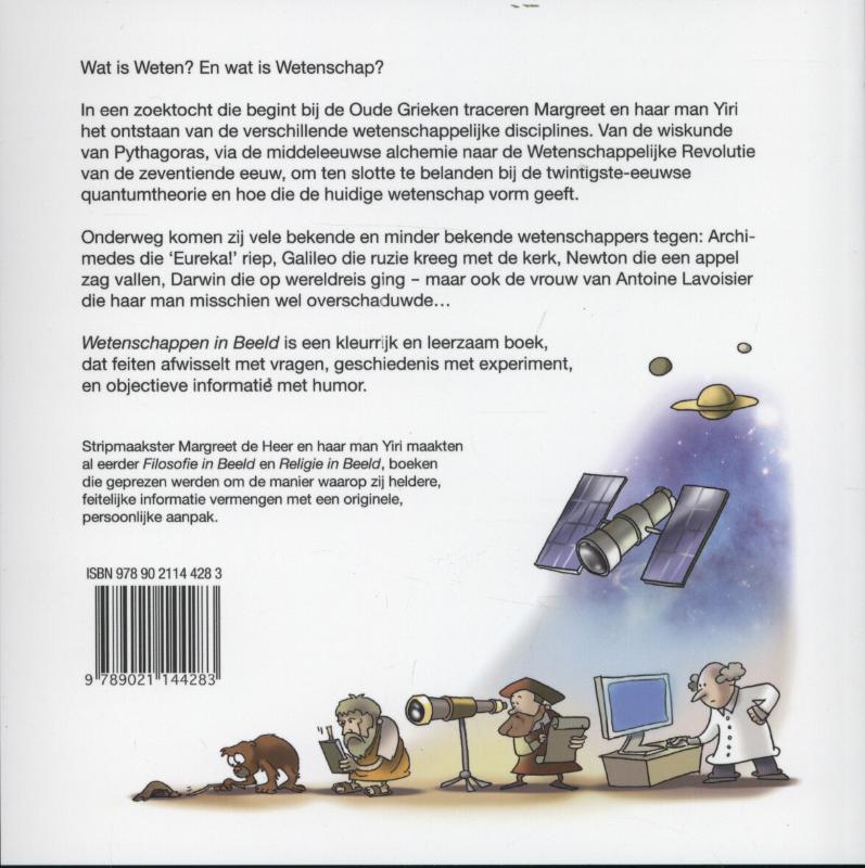 Achterkant van Wetenschappen in beeld