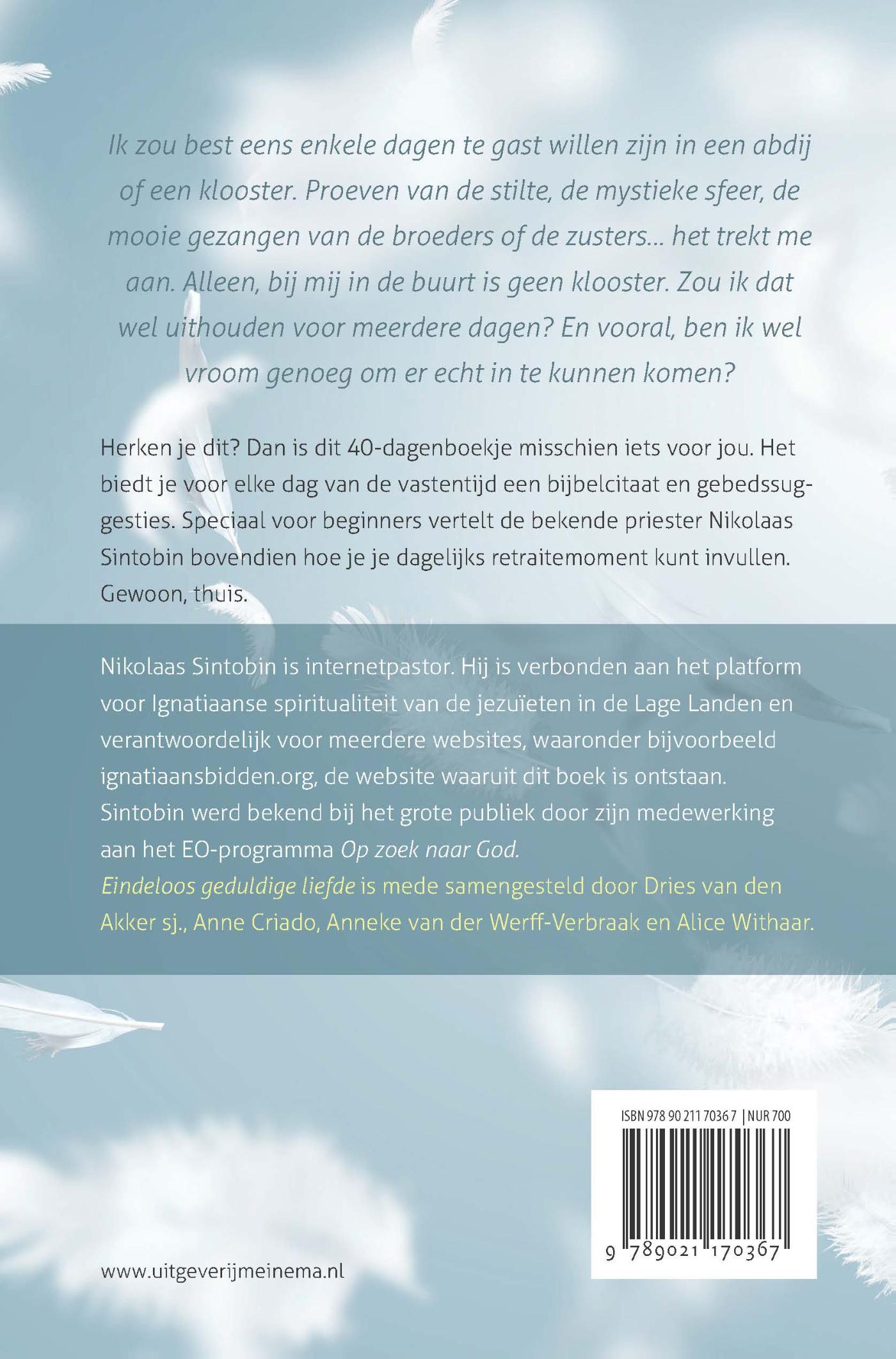 Achterkant van Eindeloos geduldige liefde