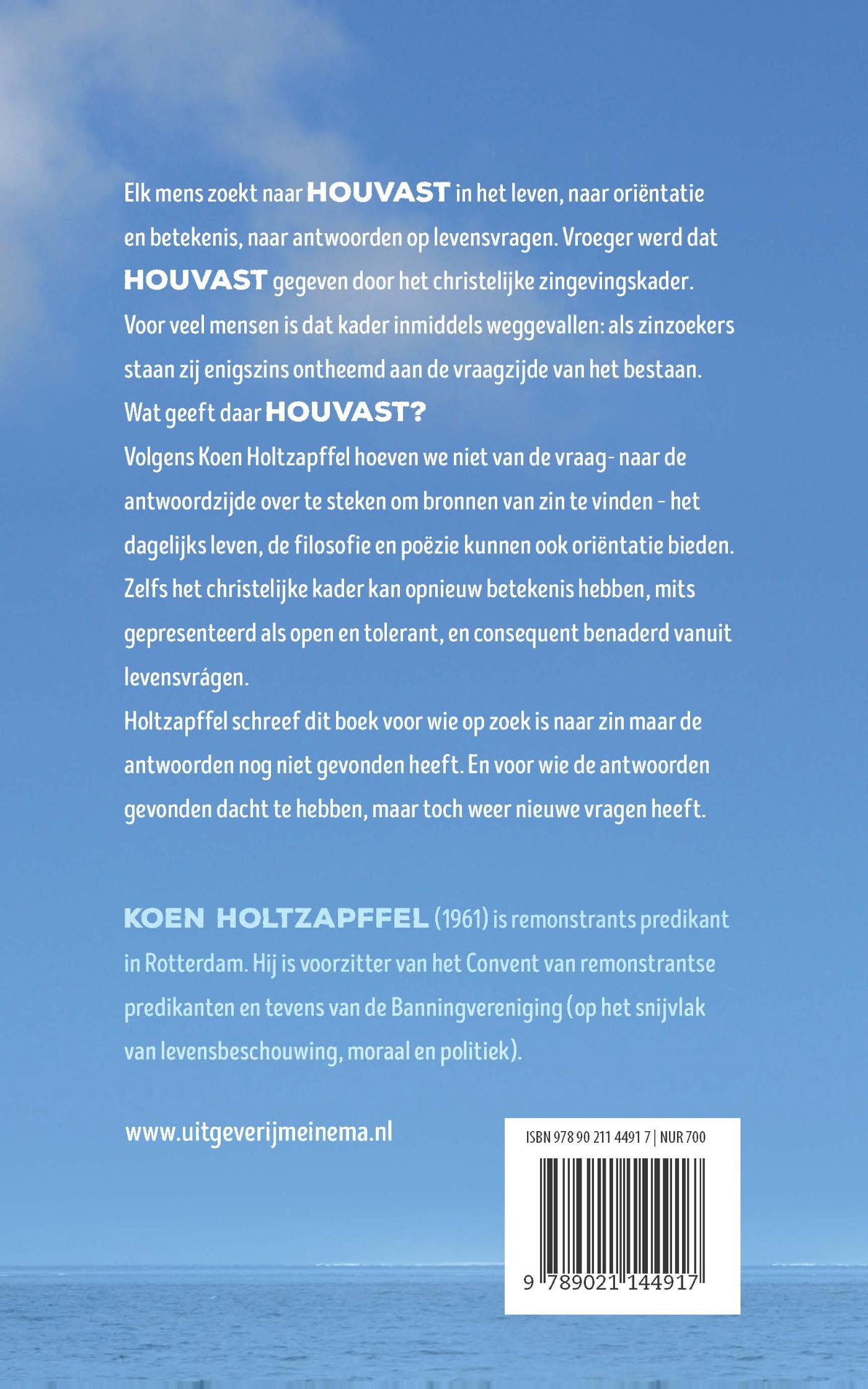 Achterkant van Houvast
