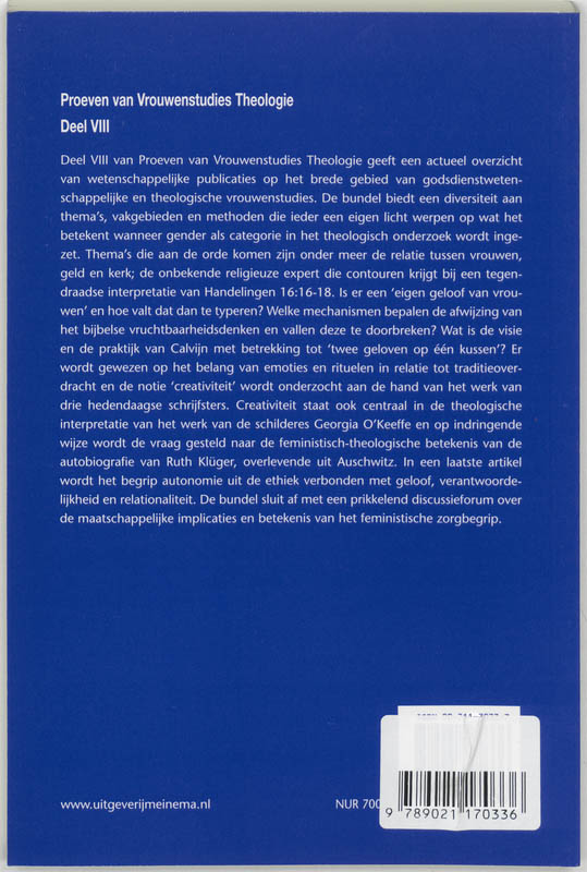 Achterkant van VIII