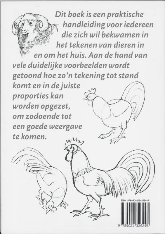 Achterkant van Hoe teken ik dieren