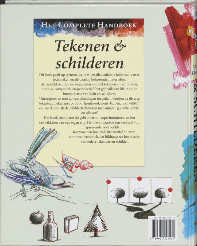 Achterkant van Het complete handboek tekenen en schilderen