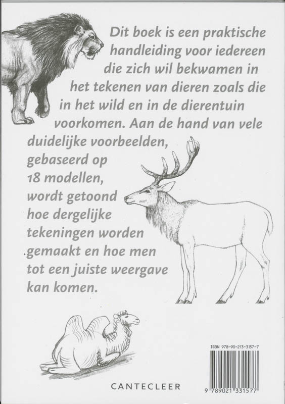 Achterkant van Hoe teken ik wilde dieren
