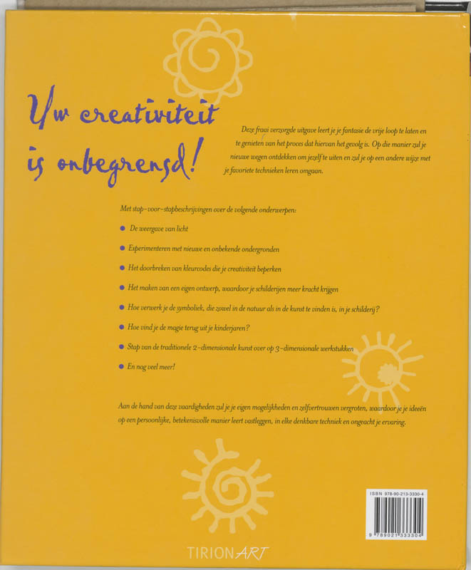 Achterkant van Grenzeloze creativiteit