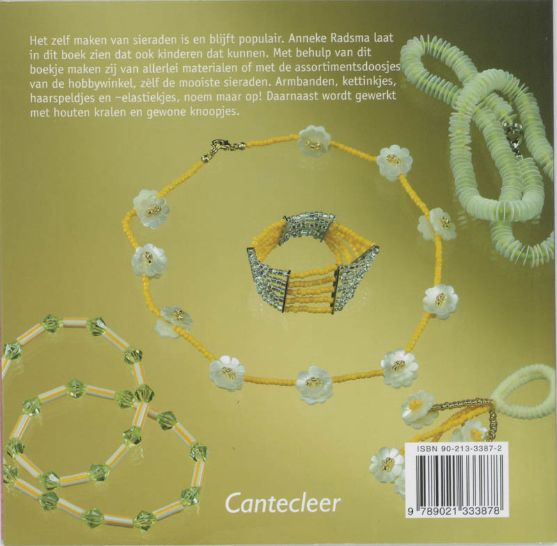 Achterkant van Sieraden voor kinderen