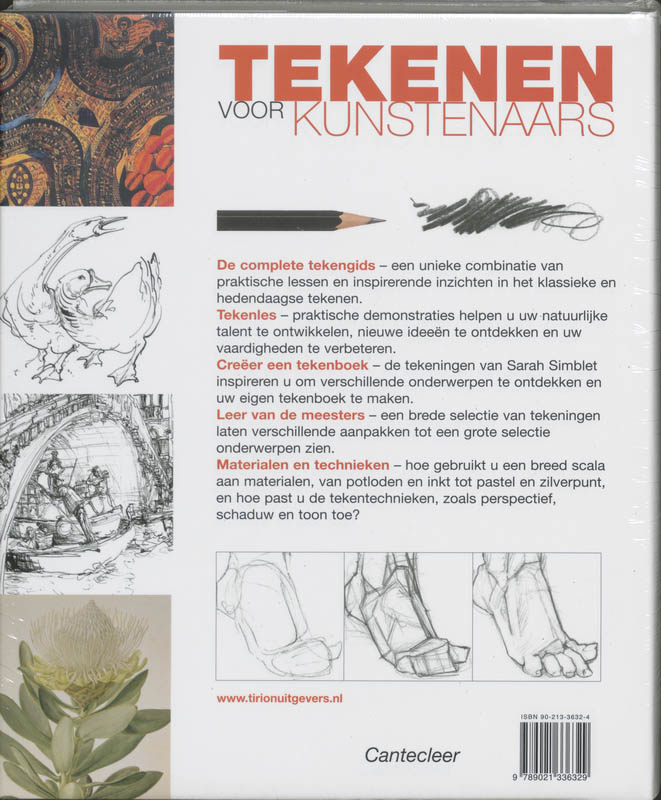 Achterkant van Tekenen voor kunstenaars