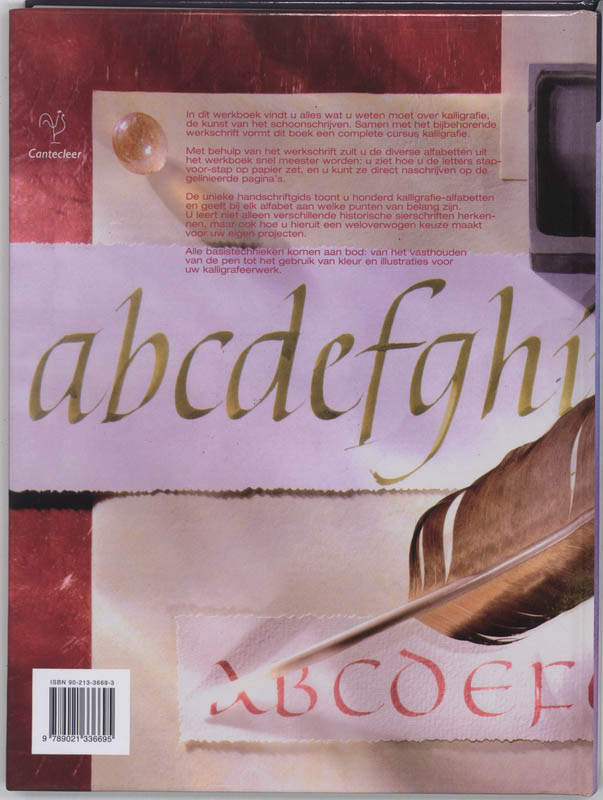 Achterkant van Handboek Kalligrafie