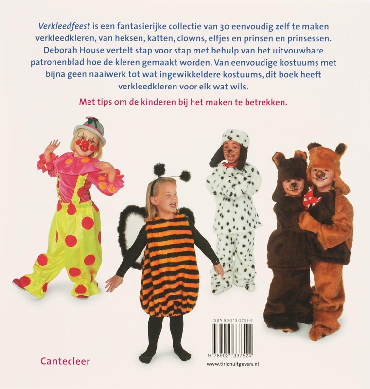 Achterkant van Verkleedfeest