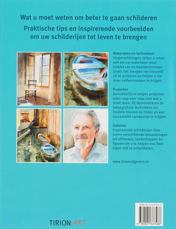 Achterkant van Basic Aquarel